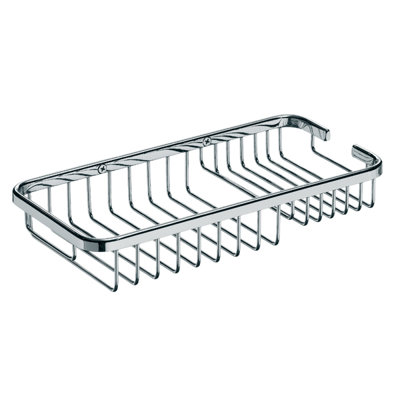 WS Bath Collections Filo 7.9" x 5.5" Shower Basket in Polished Chrome
