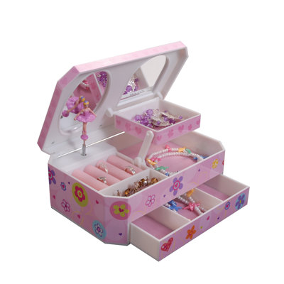 Mele Coral Girl's Musical Ballerina Jewelry Box
