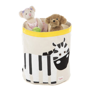 3 Sprouts Zebra Kids Storage Bin
