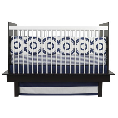 Oilo Wheels Bedding Collection in Cobalt Blue