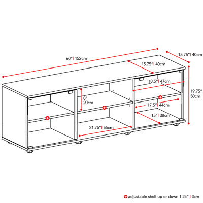 dCOR design Fiji 60" TV Stand