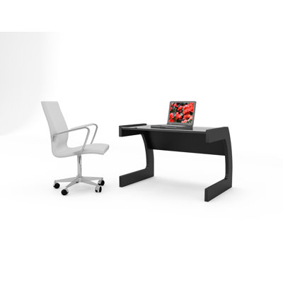 dCOR design Computer Desk with C-Shaped Legs