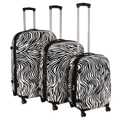 CalPak Montego Bay ABS Hardcase 3 Piece 4 Wheels Luggage Set