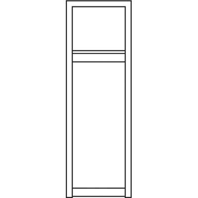 Alto Furniture Visualise Shaker Single Wardrobe