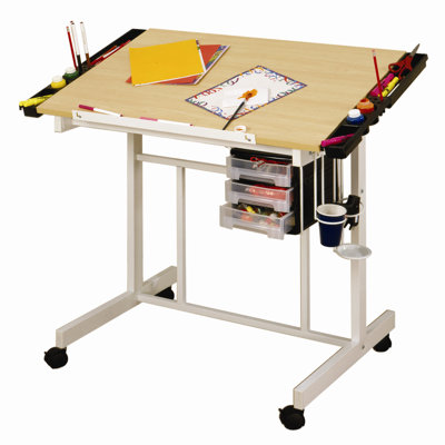 Studio Designs Deluxe Station Craft Wood Drafting Table