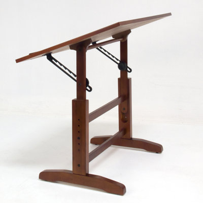 Studio Designs Creative Hardwood Drafting Table and Stool Set