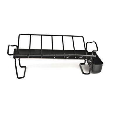Charcoal Companion Non-Stick Roasting Rack with Juice Reservoir