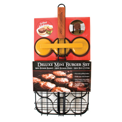 Charcoal Companion Deluxe Mini Burger Set