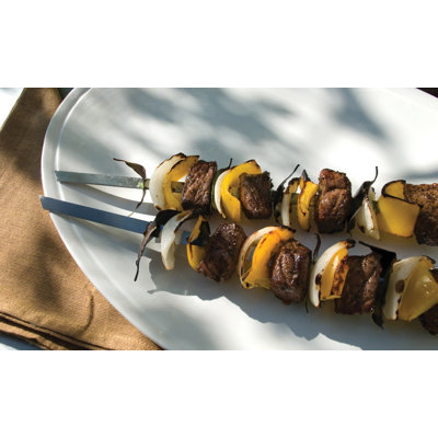 Charcoal Companion Steven Raichlen Signature Stainless Steel Skewers