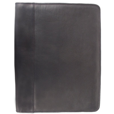 Piel Leather Entrepeneur Zippered Padfolio