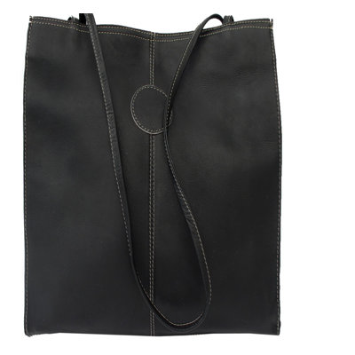 Piel Leather Fashion Avenue Large Market Shopping Tote