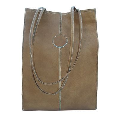 Piel Leather Fashion Avenue Large Market Shopping Tote