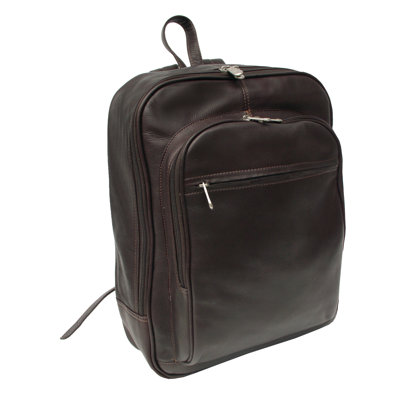 Piel Leather Entrepeneur Front-Pocket Computer Backpack