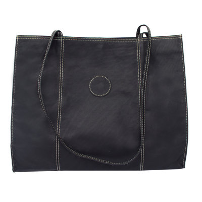 Piel Leather Carry-All Market Shopping Tote