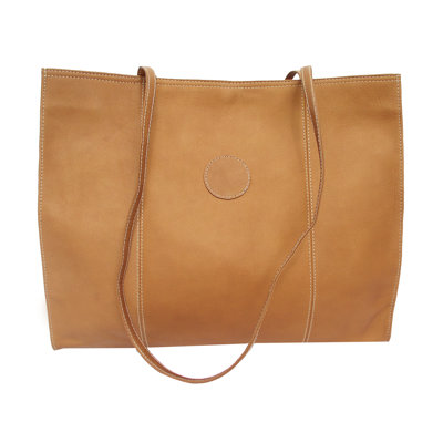 Piel Leather Carry-All Market Shopping Tote