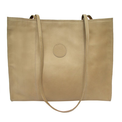 Piel Leather Carry-All Market Shopping Tote
