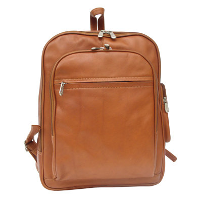 Piel Leather Entrepeneur Front-Pocket Computer Backpack