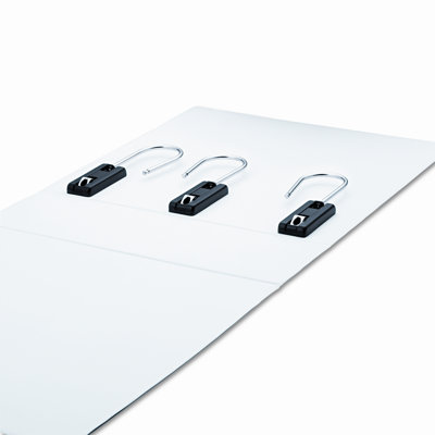FIND IT Gapless Loop Ring View Binder, 4in Capacity, White                                                                           