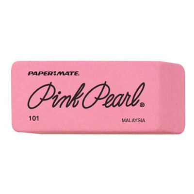 Paper Mate Large Pearl Premium Eraser in Pink