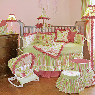 Hoohobbers Leaves Crib Bedding Collection