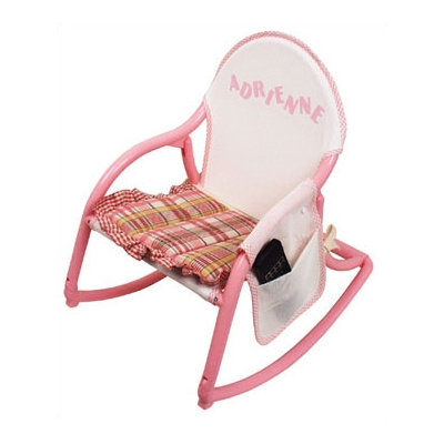 Hoohobbers Personalized Rocking Chair in Pastel Mesh