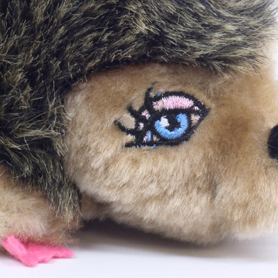 Kyjen Plush Puppies Girl Hedgehog Dog Toy
