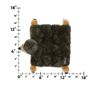 Kyjen Plush Puppies Hedgehog Squeaker Mat for Dog