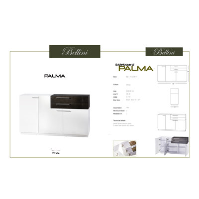 Bellini Modern Living Palma Sideboard