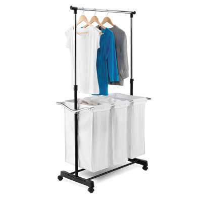 Adjustable Height Laundry Center in Chrome