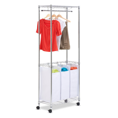 Urban Rolling Laundry Center in Chrome