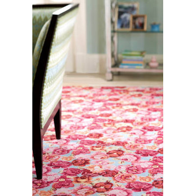 Dash and Albert Rugs Hooked Bed of Roses Rug