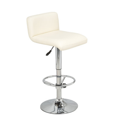 Hazelwood Home Hazelwood Home 23" Two Adjustable Faux Leather Bar Stools