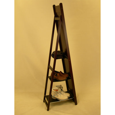 Proman Products Aris Classic Mirror Stand in Rich Mahogany