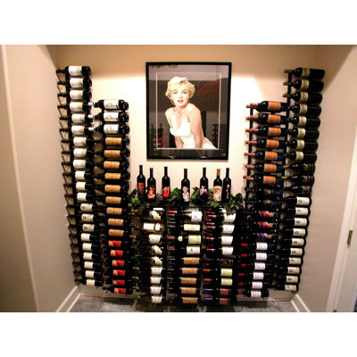 VintageView WS4 Series 24 Bottle Wall Mounted Wine Rack