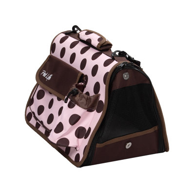 Pet Life Airline Approved Designer 'Polka-Dot' Pet Carrier