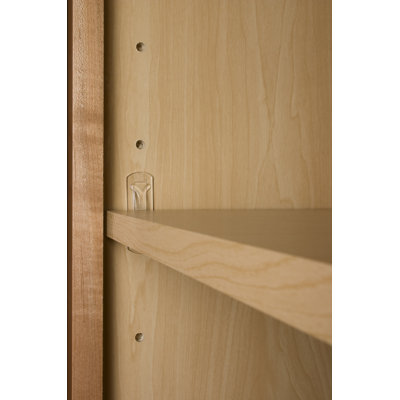 Coastal Collection Heritage Series 84" x 18" x 21" Maple Tall Linen Cabinet in Ginger Glaze Finish
