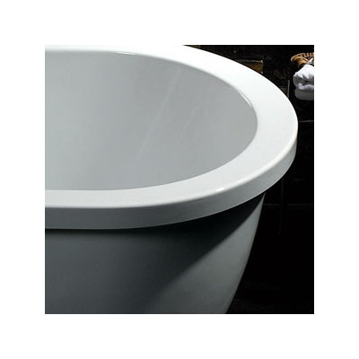 Ariel Bath 71" x 37.4" x 27.5" Free Standing Whirlpool Bath Tub