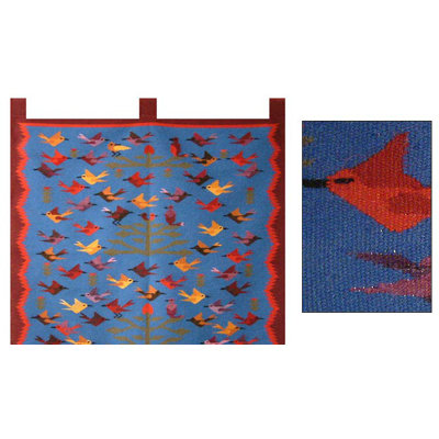 Novica Ayacucho Spring Tapestry