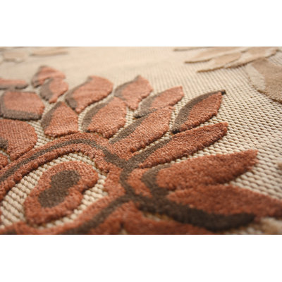 nuLOOM Veranda Flowered Sand/Brown Rug