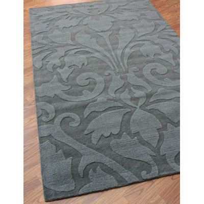 nuLOOM Gradient Damask Grey Rug
