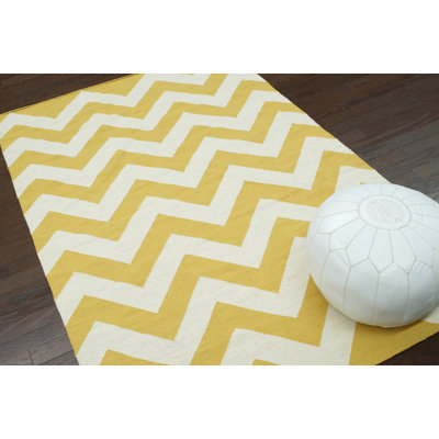 nuLOOM Moderna Gold Chevron Rug