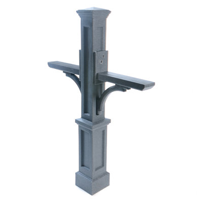 Mayne Inc. Newport Plus Double Mailbox Post