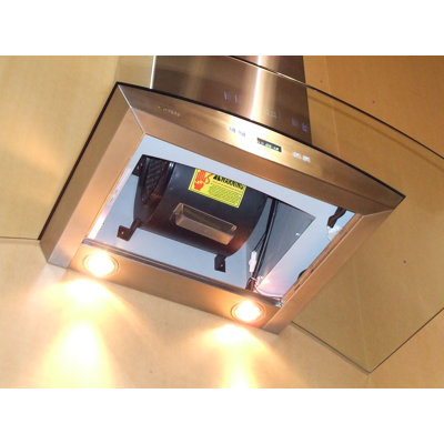 Cavaliere Stainless Steel 36" x 20" Wall Mount Range Hood with 900 CFM
