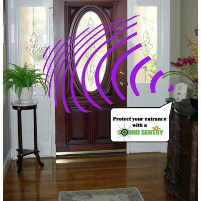 SafeKing Sound Sentry Extra Large Recordable Motion Alarm Bubble Pack