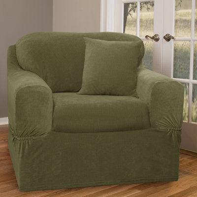 Maytex Collin Stretch Separate Seat Chair Slipcover