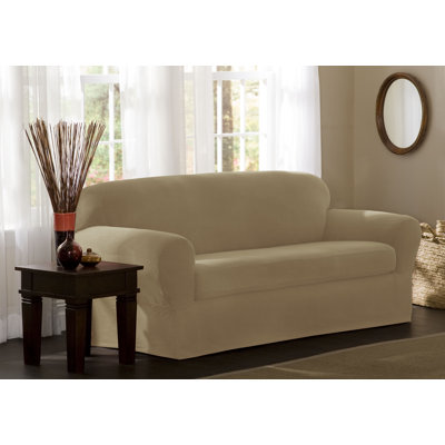 Maytex Reeves Stretch Two Piece Sofa Slipcover