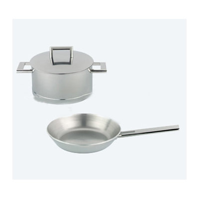 John Pawson 7-Ply Stainless Steel 3-Piece Cookware Set