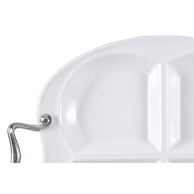 Danico Cx Serving 4 Compartment Round Serving Tray