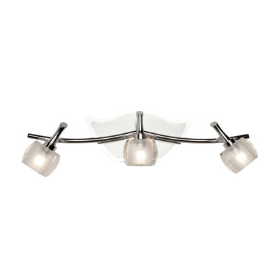 Artcraft Lighting Monroe Three Light Bath Vanity in Durable Brushed Nickel and Chrome