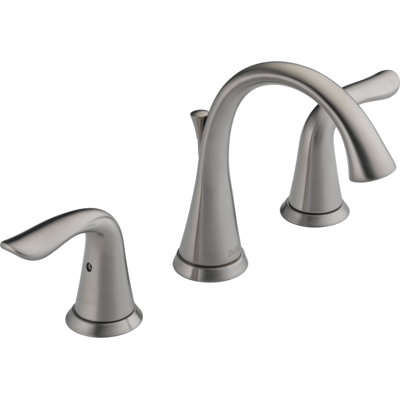 Delta Lahara Widespread Bathroom Faucet with Double Lever Handles